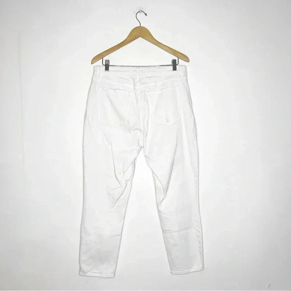 Abercrombie & Fitch The Skinny Leg High Rise Curve Love White Jeans Size 32 / 14 - Picture 7 of 8
